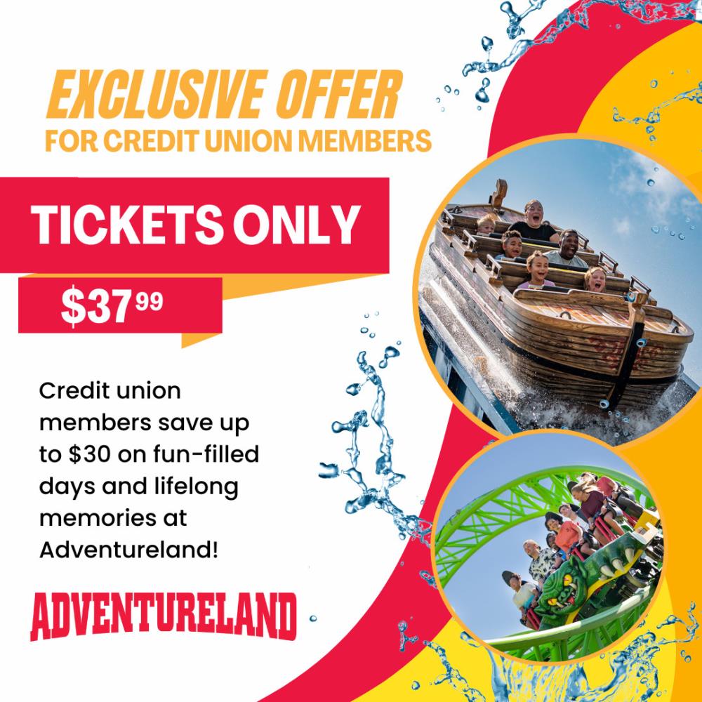 Adventureland tickets for sale