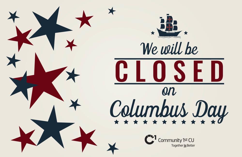 closed on columbus day