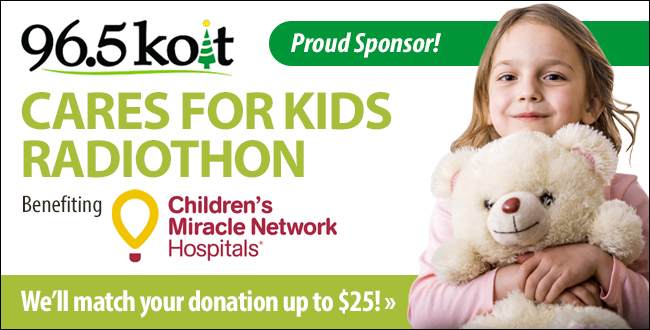Proud sponsor of the KOIT Cares for Kids Radiothon. We'll match your donation up to $25.