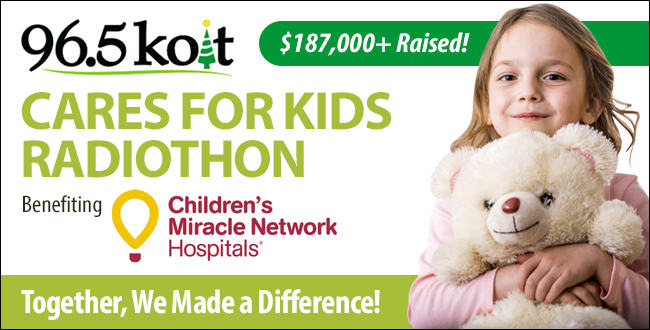 Proud sponsor of the KOIT Cares for Kids Radiothon. Together, we made a difference!