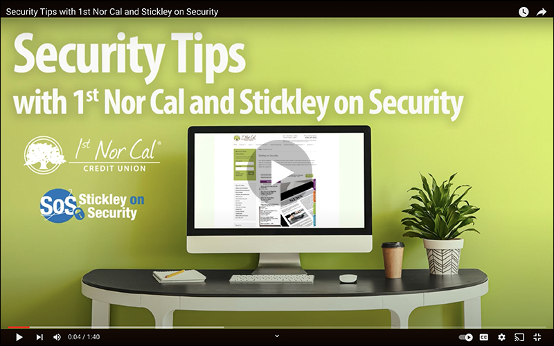 Security Tips with 1st Nor Cal and Stickley on Security