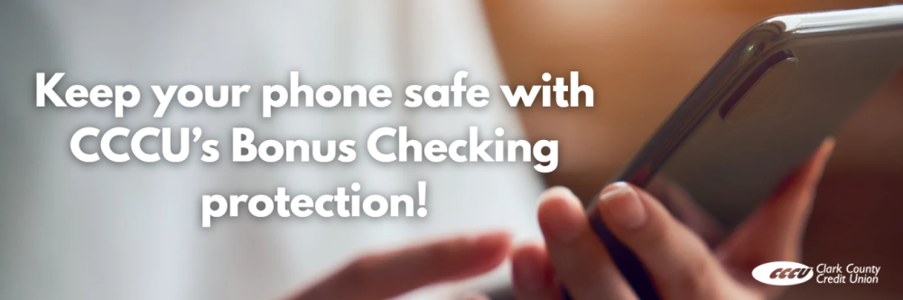 Person holding phone. 