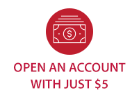 Open an account with just $5