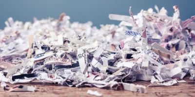 Shredded documents