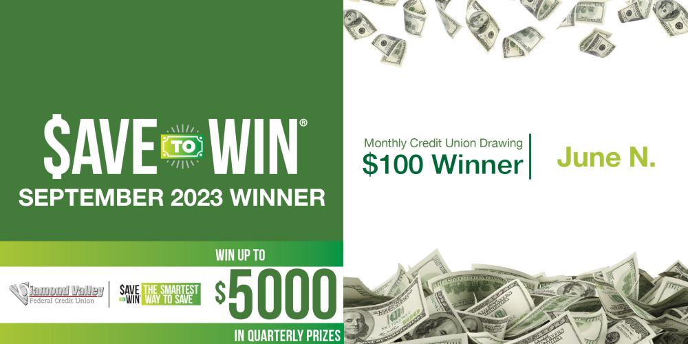 Congratulations to our September 2023 Save to Win Winner!
