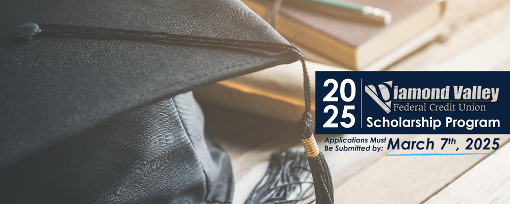 We're now accepting applications for the 2025 Diamond Valley Scholarship Program. Applications must be submitted by March 7th, 2025.