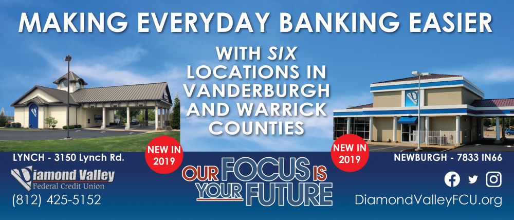 Making Everyday Banking Easier with SIX locations in Vanderburgh and Warrick Counties!