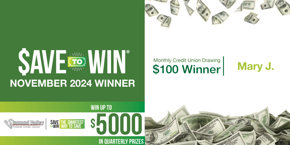 Congratulations to our November 2024 Save to Win Winner!