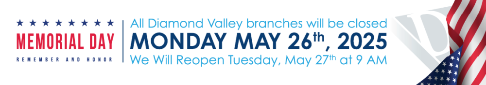 We will be closed for Memorial Day on Monday, May 26th, 2025.