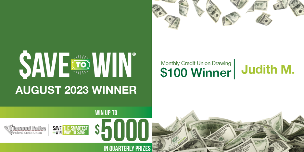 Congratulations to our August 2023 Save to Win Winner!