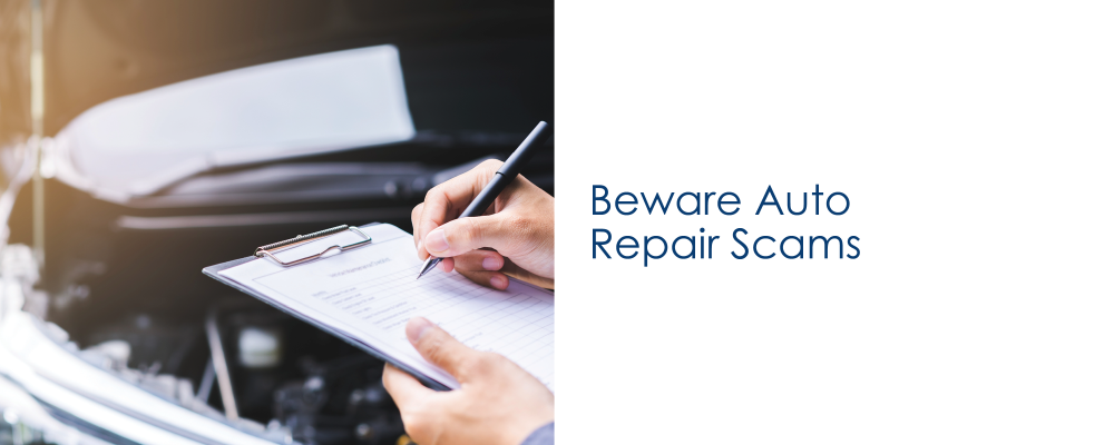 Beware Auto Repair Scams