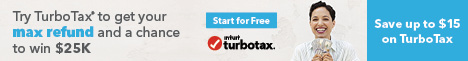 use Turbo Tax for a chance to win up to $25,000