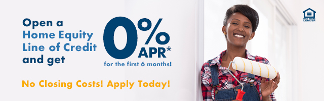 0% APR for 6 months for HELOCs