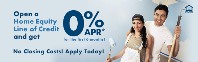0% APR for 6 months for HELOCs