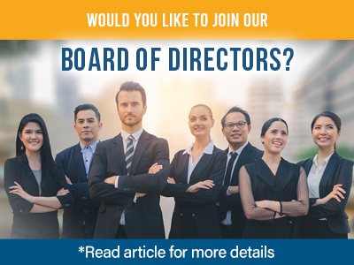 Would you like to become a member of our Board of Directors?