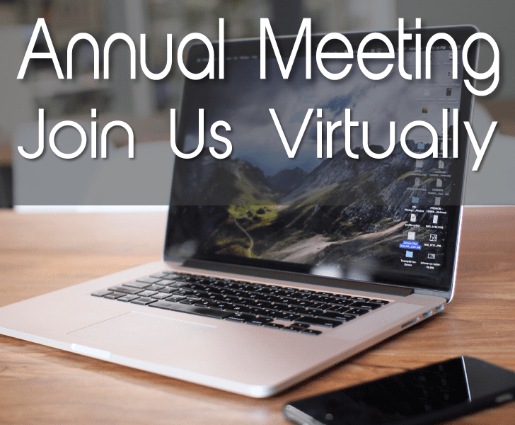 annual meeting. join us virtually